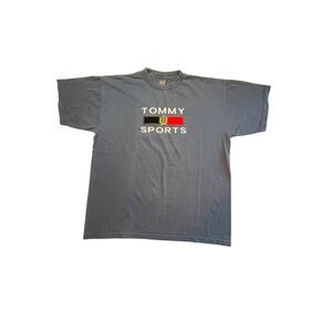 Vintage‎ 90s Y2K Tommy Sports Embroidered Logo T-Shirt Men's Size XL Blue